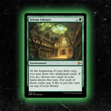 Sylvan Library - Custom MTG Card - High-Quality