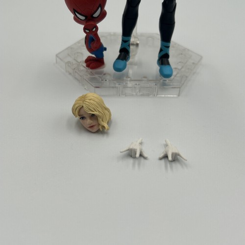 Figura de acción Marvel Legends Spider Gwen Stilt Man Wave Gwen Stacy 6 pulgadas sin BAF - Imagen 2 de 9