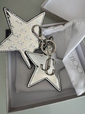 Jimmy Choo Silver JC Star Keyring JC Star Keyring Goe Silver