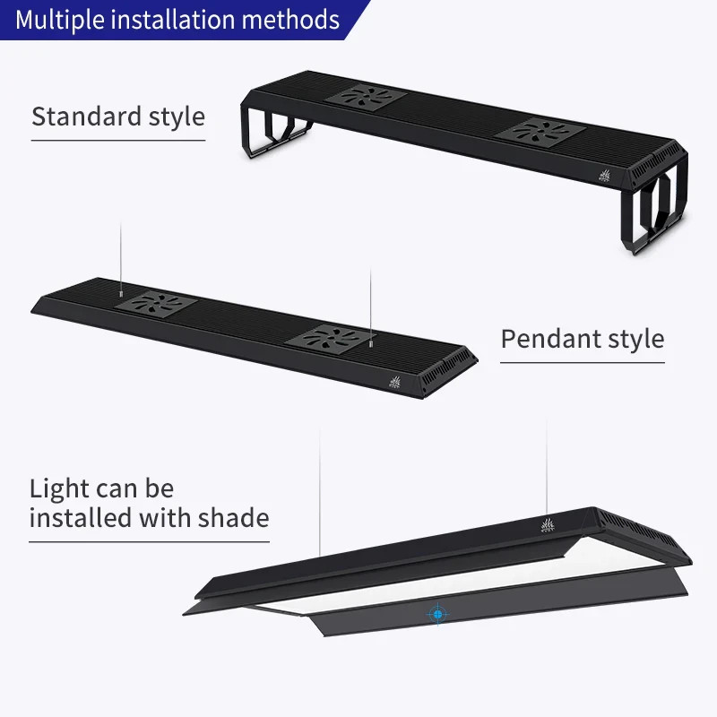WEEK AQUA RGB P600/P900/P1200 Pro LED Aquarium Light Full Spectrum