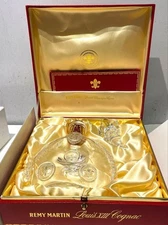 ③ Baccarat Remy Martin Louis XIII Figurine Empty Bottle Baccarat Boxed