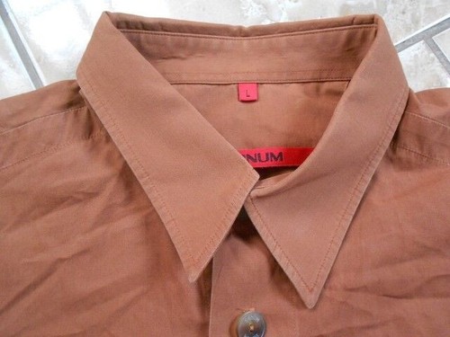 EB957 Signum Rouge Chemise L Braun Avec Défauts - Photo 1/1