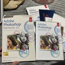 Adobe Photoshop Elements 10 3 Disk Complete with Box