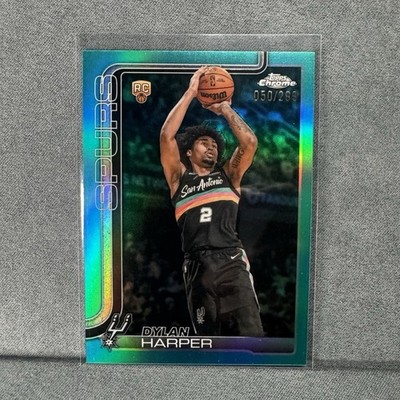 2026 Topps Chrome Basketball Update Dylan Harper Rookie Spurs #152 /299 