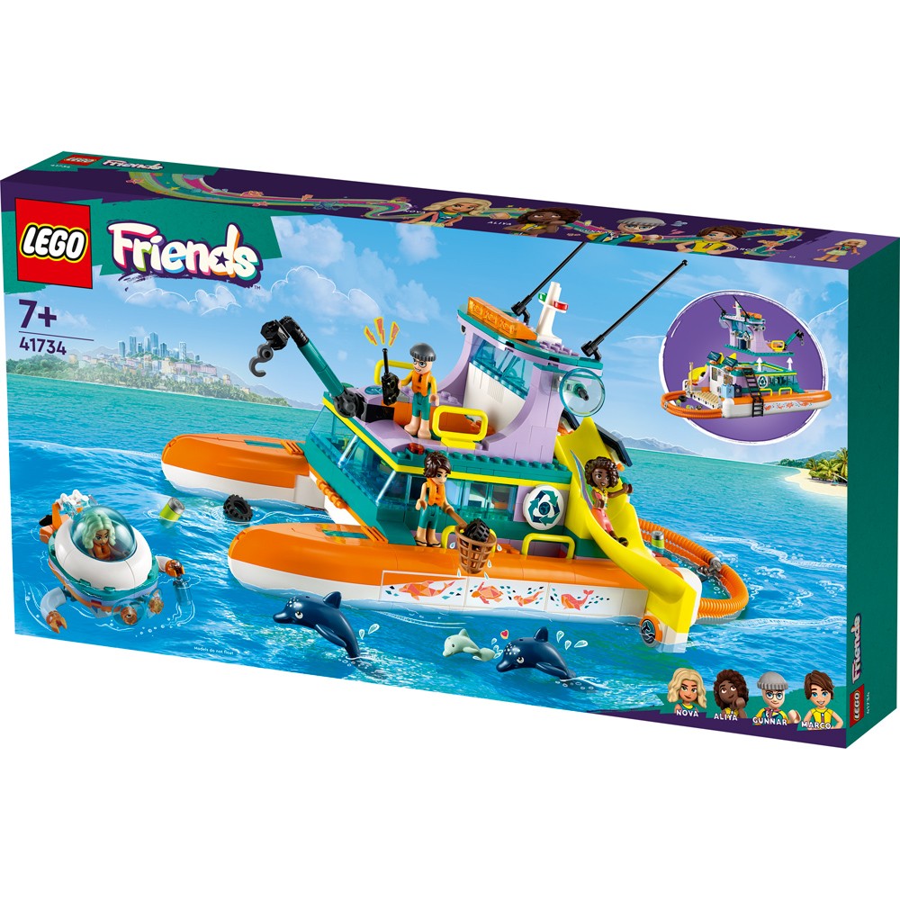 LEGO 41734 Friends Sea Rescue Boat and Submarine Set