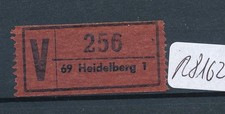 R8162) Bund, Wert-Zettel : 69 Heidelberg 1