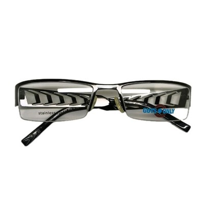 GUYS ONLY 3169-300 Herren Brillenfassung Vollrand Metall Blau Made in Germany