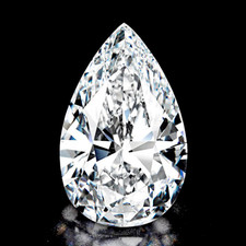 10 Ct Lab Grown Diamond Pear Cut Natural D Color VVS1 Clarity Certified Diamond