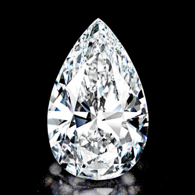 10 Ct Lab Grown Diamond Pear Cut Natural D Color VVS1 Clarity Certified Diamond