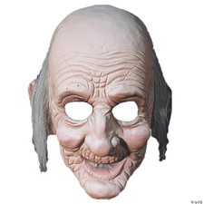 Pa Old Man Latex 3/4 Costume Mask Adult Halloween Party Dress Up DU112 106