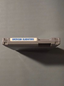 Retro Original Nintendo NES American Gladiators Authentic Game - Tested/Works