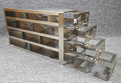 #ad Argos RD342A Upright Freezer Drawer Rack for 2quot; Boxes 12 Box 3x4 Configuration $95.00