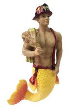 December Diamonds Back Draft Merman Holiday Ornament