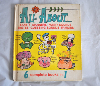 All About 6 complete books in 1 Oinks are for Pigs Lick a Pickle 1968 Kid's Book