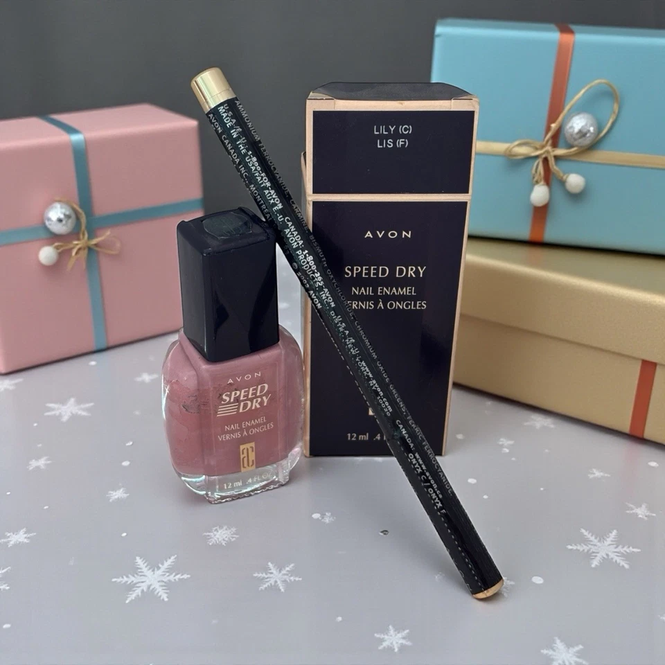 Avon In A Blink Line & Shadow 双面铅笔玛瑙 C/Onyx F - 0.04 盎司密封 — 第 3/4 张图片