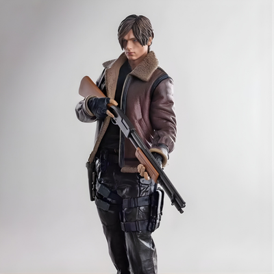 のり　RE4 フィギュア Resident Evil 4 Remake Collector's Edition Leon Statue Figure Box