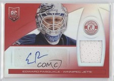 2013 Totally Certified Mirror Platinum Red Jerseys 7/25 Edward Pasquale Auto 8d2