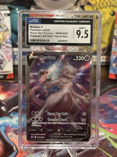 Mewtwo V graded CGC 9.5 for sale on eBay
