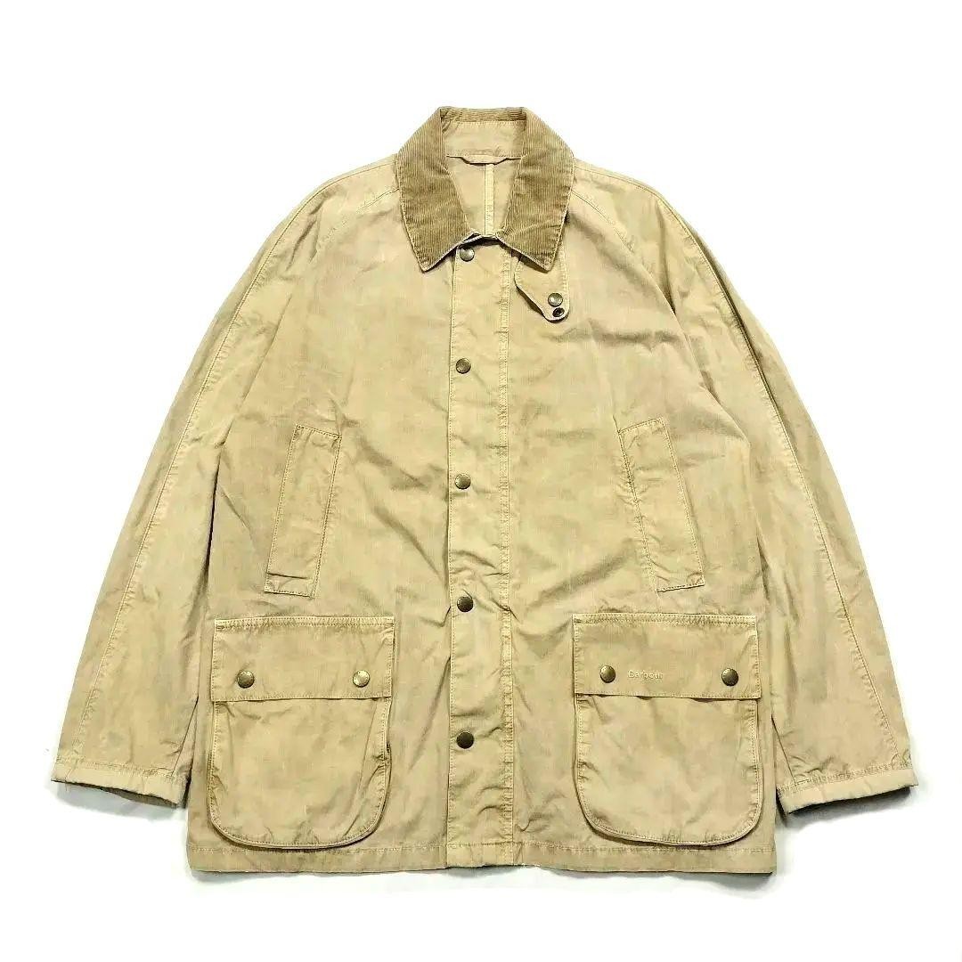 Barbour Rambler Jacket Blouson Coat Men Size XXL Beige Cotton 2000's