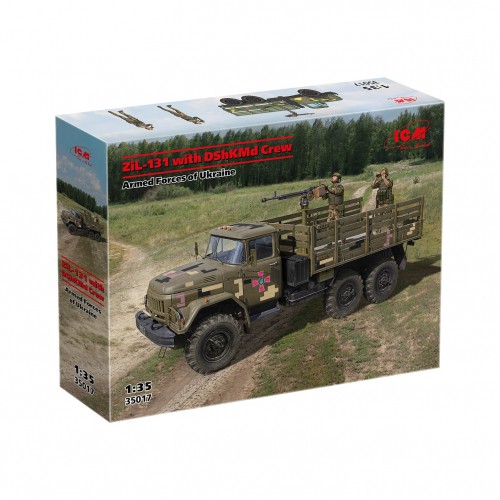 ICM - Zil-131 With Dshkm And Crew - Armed Forces Of Ukraine - 1:35 - 292 Teile-image