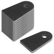 Fanmao 12 Pcs Universal Weld-On Tabs, Flat Chassis Mount 2-1/2" x 1-5/8"