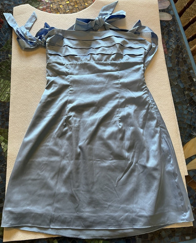 Beginning Boutique Akira Blue Tie Mini dress size US 2