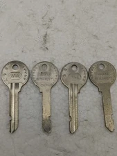 Hinaka Seisakusyo Japan Age Locks Keyblanks X 4 Uncut Keys Locksmith Key Blanks