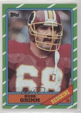 1986 Topps Russ Grimm #178 HOF 0a2