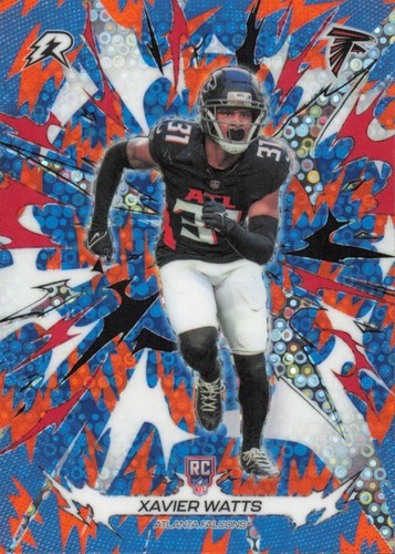 2025 Topps Resurgence #105 Xavier Watts Blue & Orange Spark Refractor