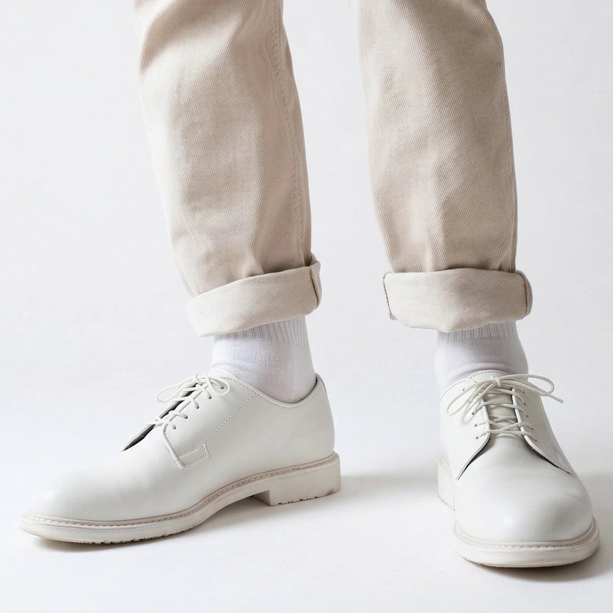 Oxford Bates White Dress Shoes for Men for sale | eBay display picture 3