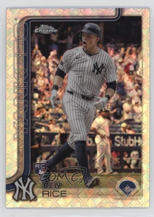 2025 Topps Chrome Logofractor Edition Ben Rice #139 1g2w