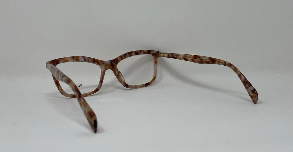 Gafas Prada VPR 17P rosa/marrón tortuga, talla 52-18-140. Nuevo Auténtico Foto 3 de 3