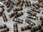 10x carbon resistance 100R 0.5W 5% carbon composition