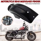 Rear Mudguard Fender Black For Harley Sportster XL Cafe Racer Bobber Chopper
