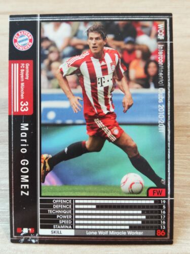 Panini 2010-11 C88 WCCF IC carte card soccer Bayern Munich 158/352 Mario Gomez - Afbeelding 1 van 2