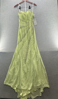 RIVA DESIGNS - Vintage Mint Green Sweetheart Strapless Long Dress Size 6 |  eBay
