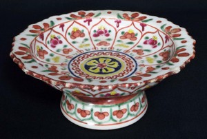 Antique Chinese Export Porcelain Thai Market Phan Offering Bowl c1900