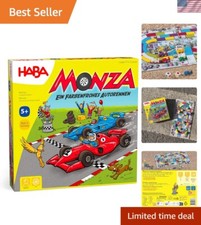 Engaging Color Recognition Board Game - Monza Racing Fun for Kids  Adults