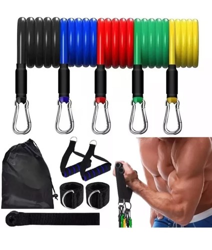 50x Resistance Bands For Gym Workout Fitness Tube Clearance JOBLOT Wholesale - Picture 3 of 5