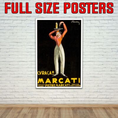 Marcati Curacao Vintage Werbeplakat - 36''x24''