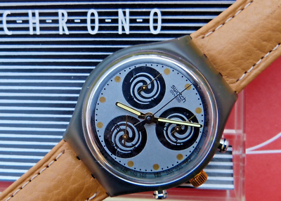 #ad N.O.S SWATCH CHRONO quot;SIRIOquot; SCM101 1992 UNWORN RARE $100.00