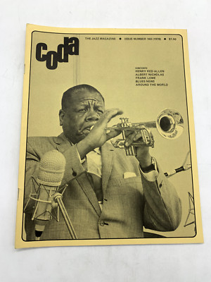 Coda Jazz Magazine 163 Henry Red Allen Albert Nicholas Frank Lowe
