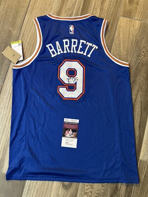 直筆　RJ BARRETT サイン入り ユニフォーム RJ Barrett Signed Autograph New York Knicks Jersey NY NBA Duke JSA
