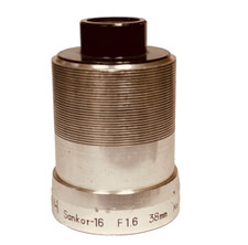 B H by Sankor 38mm 1.6" FL 16mm Projector Lens 52.5mm Diameter Barrel