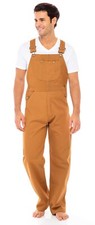 Men Duck Bib Overall Heavy Duty Dungarees Unlined Work wear Engineer Coverall