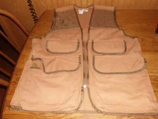 Vintage Brown Game Winner Sportswear Hunting Shooting shotgun Vest sz 38 - 40