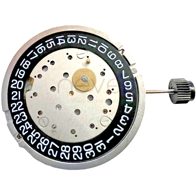 ETA - 2825-2 - MOVEMENT - SWISS MADE - BLACK DATE - AUTOMATIC - Ø