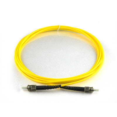 5Pcs 3M ST-ST Simplex 9/125 SingleMode SM Fiber Optic Cable Patch Cord Jumper
