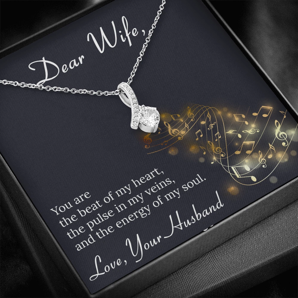 To My Future Wife Wife Necklace Engagement Anniversary Birthday Surprise