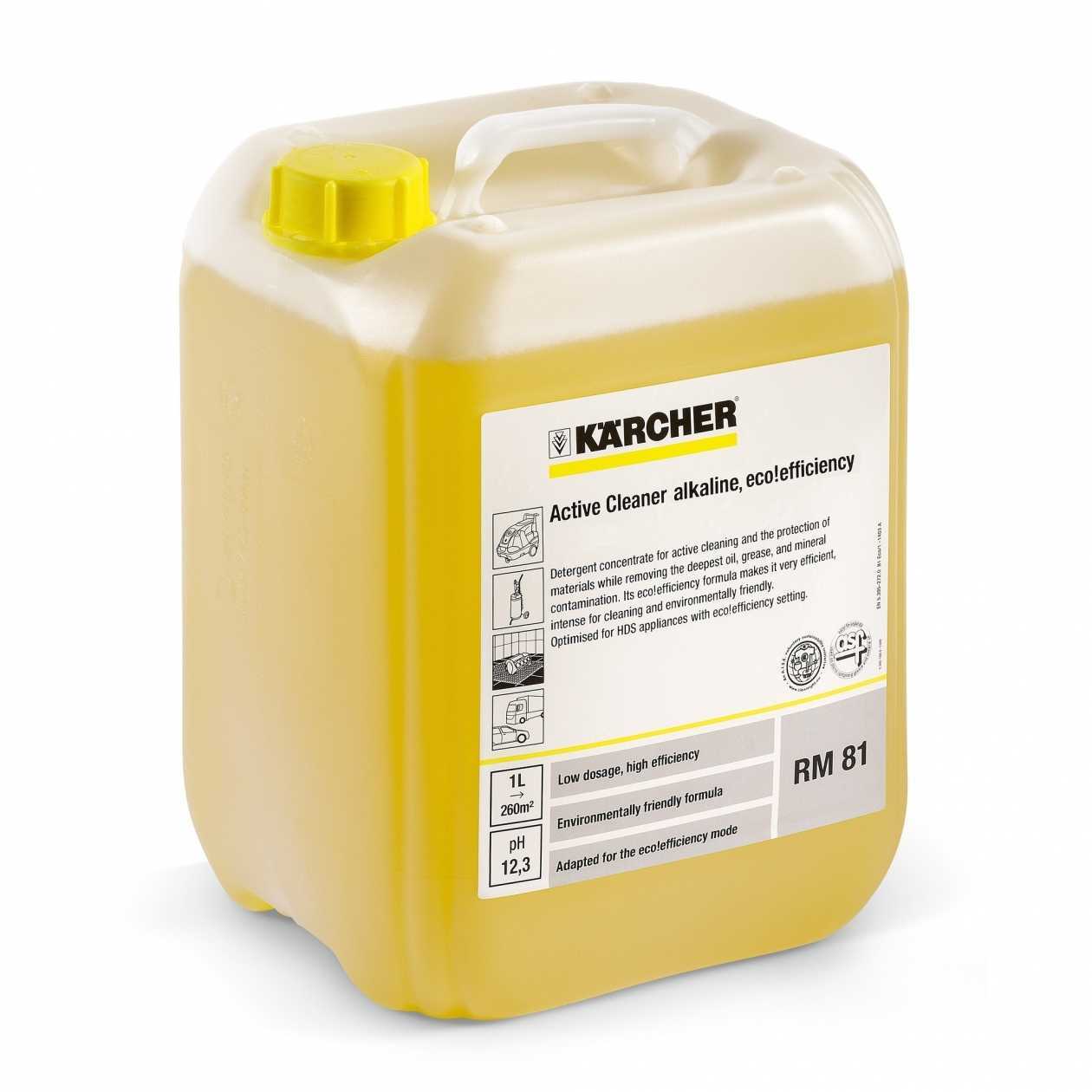 Nettoyage châssis et moteur avec le détergent véhicule RM 31 ASF Kärcher dégraissant en bidon 20L